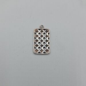 Sterling Silver Geometric Pendant